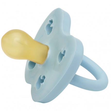 Tétine physiologique caoutchouc naturel Beige+Bleu+Bleu clair+Rose 3 - vertbaudet enfant 
