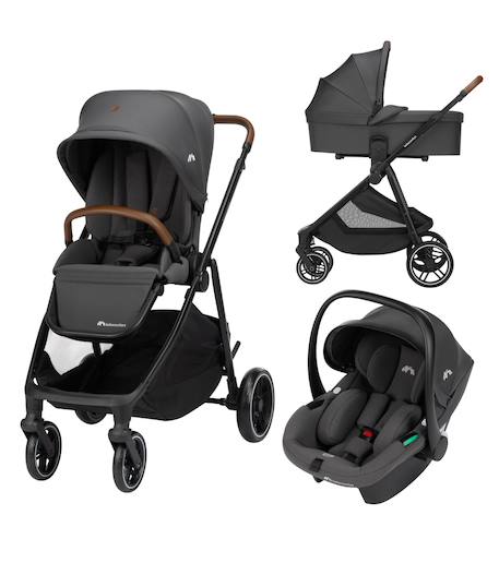 Pack poussette trio luvia Mineral graphite 1 - vertbaudet enfant 
