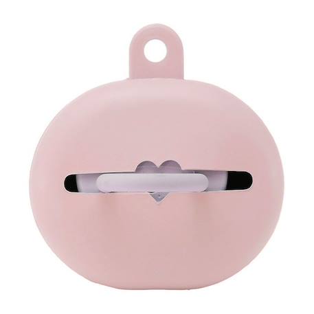Etui à tétines en caoutchouc naturel Rose+Vert 1 - vertbaudet enfant 