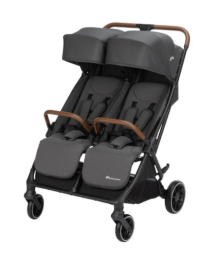 Poussette double mane Mineral graphite 1 - vertbaudet enfant 
