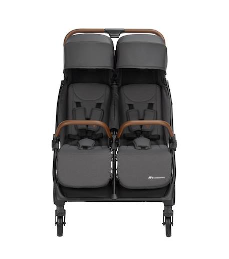 Poussette double mane Mineral graphite 2 - vertbaudet enfant 