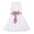 Robe demoiselle d'honneur    fleurie   hepburn Blanc rose 4 - vertbaudet enfant 