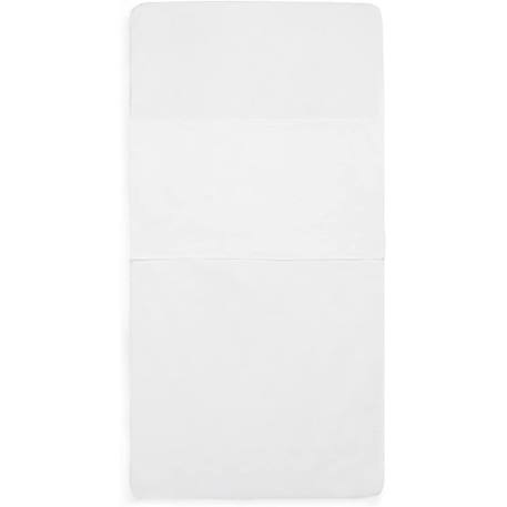 Drap housse tissu élastique en coton Blanc 2 - vertbaudet enfant 