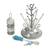 Coffret naissance égoutte biberon + boîte doseuse + goupillon Gris 1 - vertbaudet enfant 