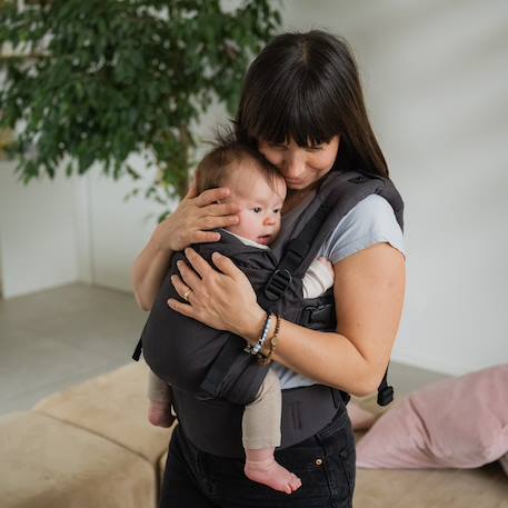 Porte bébé boba x charcoal Gris foncé 6 - vertbaudet enfant 