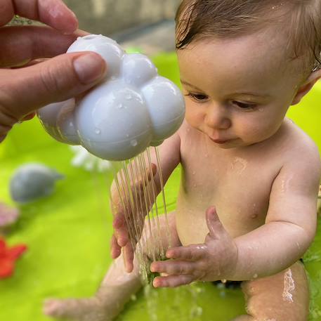 Jouet de bain pluï rain cloud Blanc 5 - vertbaudet enfant 