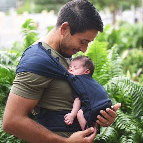 Porte-bébé tiny - navy Bleu 1 - vertbaudet enfant 
