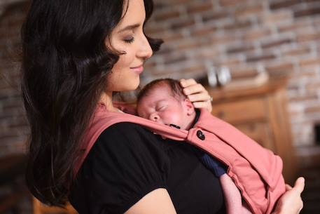 Porte-bébé tiny - aragon Rose 4 - vertbaudet enfant 