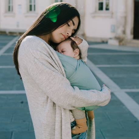 Porte-bébé hybride boba bliss sea mist Vert menthe 3 - vertbaudet enfant 