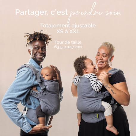 Porte bébé boba x atlantic Vert 2 - vertbaudet enfant 