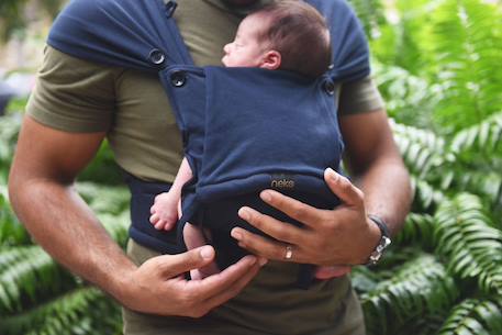 Porte-bébé tiny - navy Bleu 3 - vertbaudet enfant 