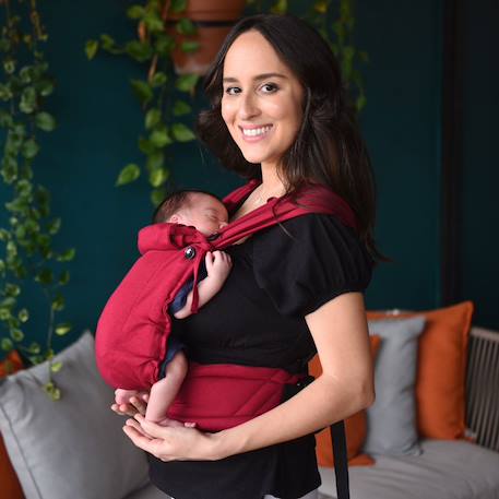 Porte-bébé tiny - sangria Rouge 1 - vertbaudet enfant 