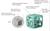 Hochet de dentition cube Vert 3 - vertbaudet enfant 