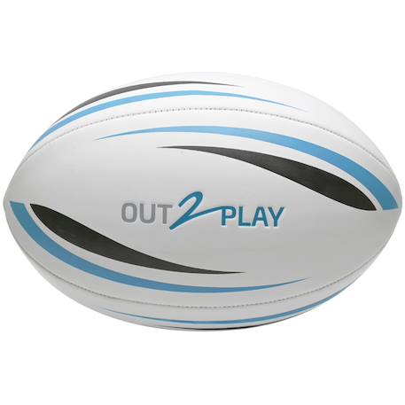 Ballon de rugby t5 Blanc 2 - vertbaudet enfant 