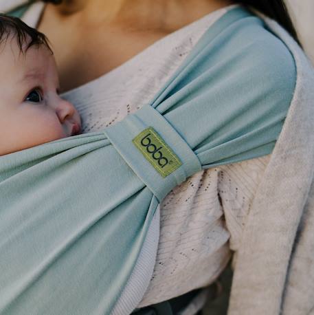 Porte-bébé hybride boba bliss sea mist Vert menthe 4 - vertbaudet enfant 