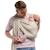 Porte-bébé boba ring sling en lin Beige 4 - vertbaudet enfant 
