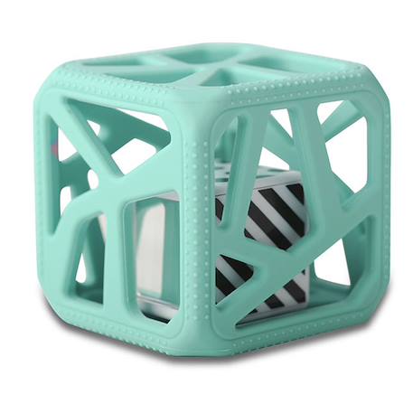 Hochet de dentition cube Vert 1 - vertbaudet enfant 