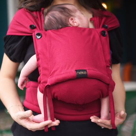 Porte-bébé tiny - sangria Rouge 2 - vertbaudet enfant 