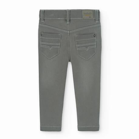 Jeans stretch Gris 2 - vertbaudet enfant 