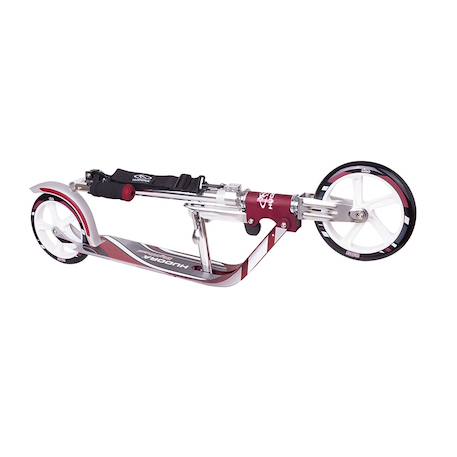 Trottinette aluminium big wheel 205. Magenta / argent Argent et rouge 3 - vertbaudet enfant 