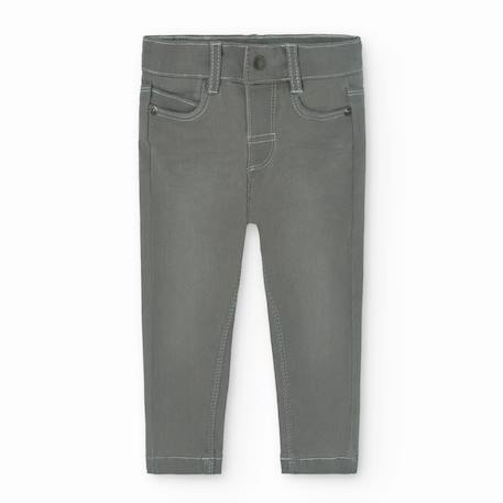 Jeans stretch Gris 1 - vertbaudet enfant 