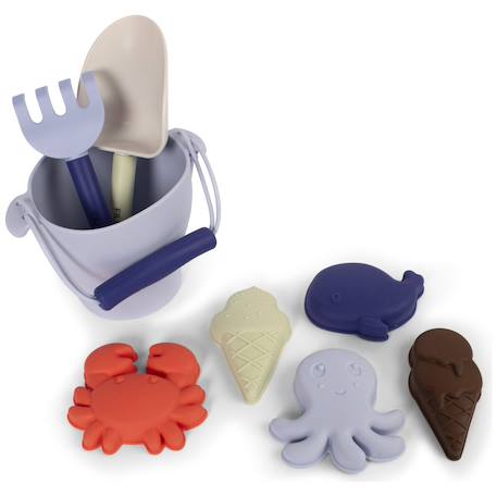 Ensemble de plage Bleu, orange, marron 1 - vertbaudet enfant 