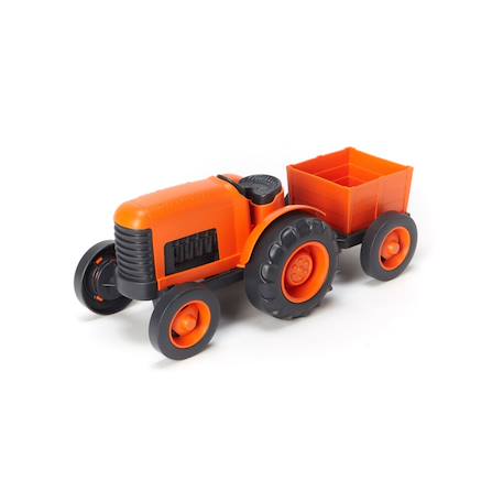 Tracteur Orange, noir 2 - vertbaudet enfant 