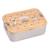 Boîte à goûter en inox et bambou happy prints Beige 1 - vertbaudet enfant 