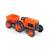 Tracteur Orange, noir 1 - vertbaudet enfant 