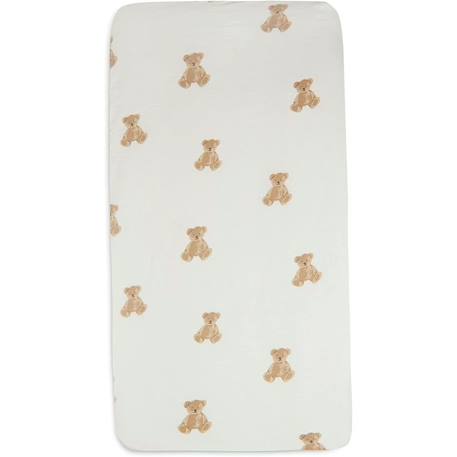 Drap housse jersey en coton Beige 2 - vertbaudet enfant 