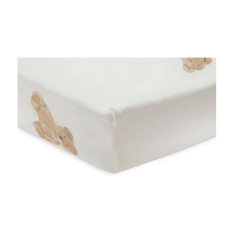 Drap housse jersey en coton Beige 3 - vertbaudet enfant 