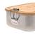 Boîte à goûter en inox et bambou happy prints Beige 5 - vertbaudet enfant 