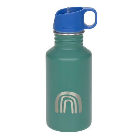 Gourde en inox 500 ml little gang rainbow green Vert 1 - vertbaudet enfant 