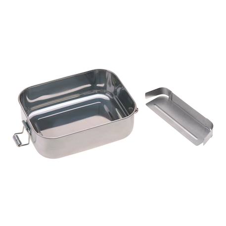 Boîte à goûter en inox et bambou happy prints Beige 4 - vertbaudet enfant 
