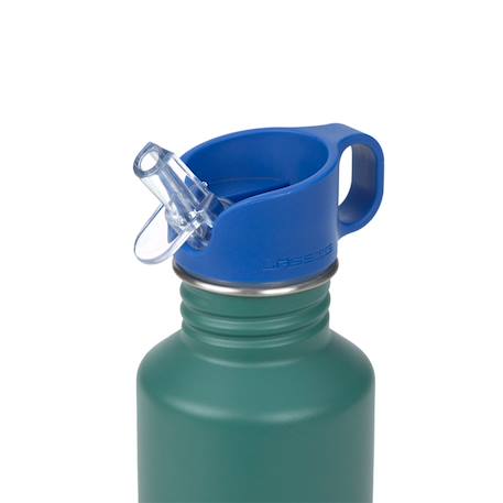 Gourde en inox 500 ml little gang rainbow green Vert 2 - vertbaudet enfant 