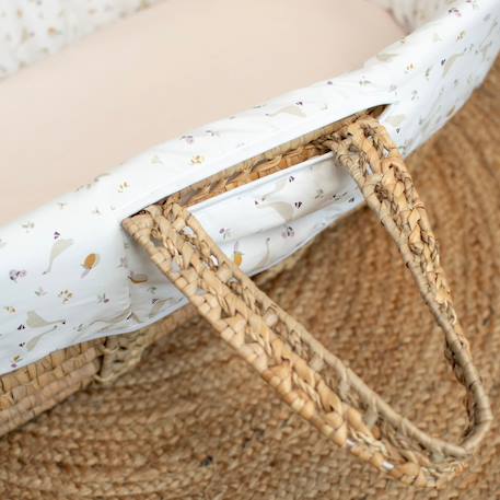 Habillage de couffin en coton sidonia Sidonia, beige, écru, blanc 4 - vertbaudet enfant 