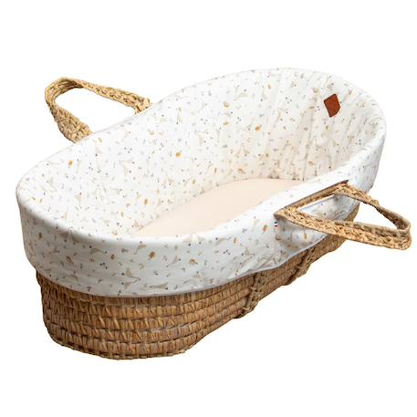Habillage de couffin en coton sidonia Sidonia, beige, écru, blanc 2 - vertbaudet enfant 