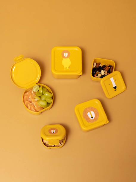 Boite à goûter à clip bleu+jaune+orange+rose nude+vert 8 - vertbaudet enfant 