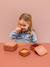 Boite à goûter bleu+jaune+orange+rose nude+vert 24 - vertbaudet enfant 
