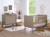 Chambre bébé duo gaïa Argile / noyer+Blanc / chêne 1 - vertbaudet enfant 