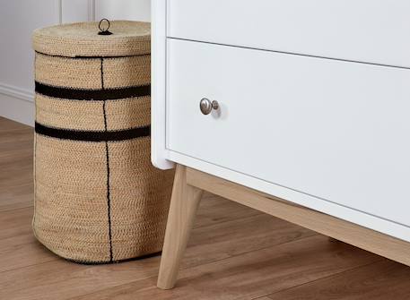 Chambre bébé duo gaïa Argile / noyer+Blanc / chêne 12 - vertbaudet enfant 