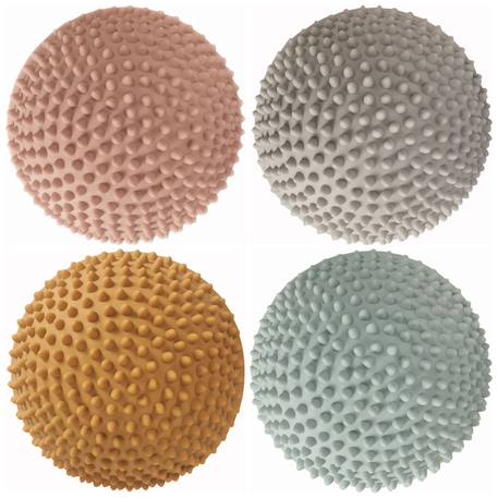 Set de 4 pierres sensorielles Ocre, rose, gris, vert sauge 1 - vertbaudet enfant 