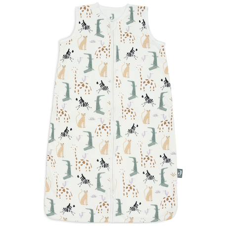 Gigoteuse légère jersey jungle jambo tog 0,5 (3-6 mois) Ecru, vert, orange 1 - vertbaudet enfant 
