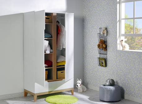 Chambre bébé complète evidence Blanc /hêtre 6 - vertbaudet enfant 