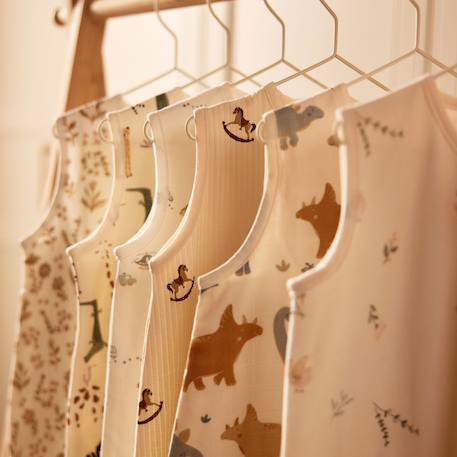 Gigoteuse légère jersey lovely birds tog 0,5 (6-18 mois) Ecru, rose, vert 6 - vertbaudet enfant 