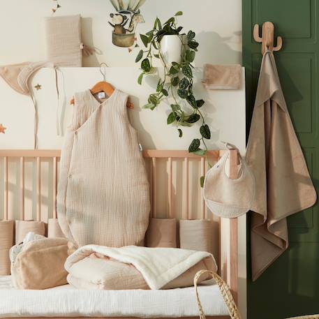 Gigoteuse chaude kimono mix & match vert de gris tog 3,3 (0-6 mois) Beige+Bleu+Vert+Vert d'eau 2 - vertbaudet enfant 
