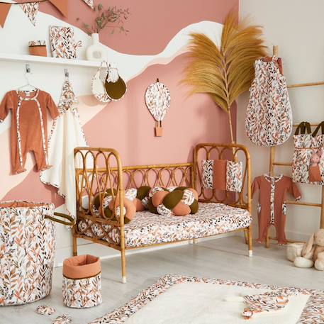 Gigoteuse chaude caramel forest tog 3,3 (0-6 mois) Blanc, marron, noir+Ecru, marron, orange 4 - vertbaudet enfant 
