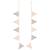 Guirlande fanions coton afternoon tea (250 cm) Beige, rose thé, marron 1 - vertbaudet enfant 