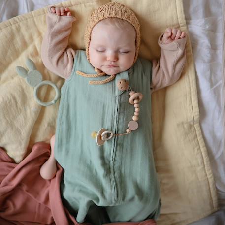 Gigoteuse légère tog 0,5 en coton bio blush (0-6 mois) Gris+Rouge+Vert 10 - vertbaudet enfant 