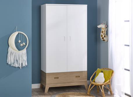 Chambre bébé complète archipel Blanc /chêne 2 - vertbaudet enfant 